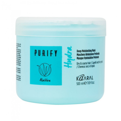 Інтенсивна зволожувальна живильна маска для волосся Kaaral Hydra Purify Deep Moiturizing Mask 500 мл.