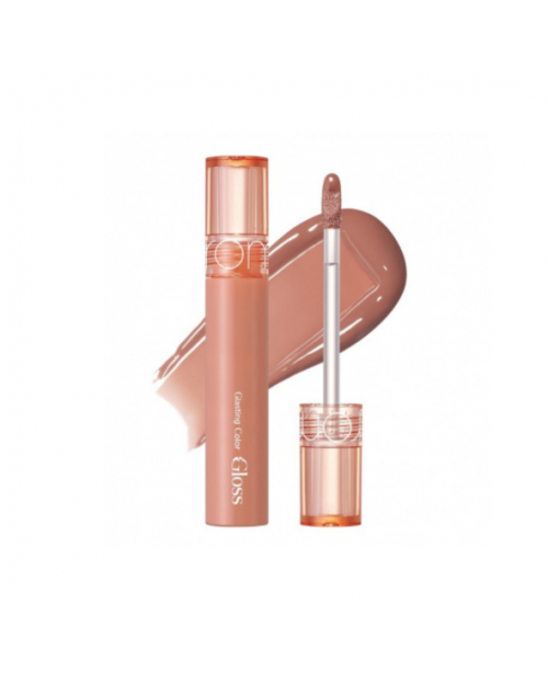 Блиск для губ у нюдовому відтінку Rom&nd Glasting Color Gloss #02 Nutty Vague