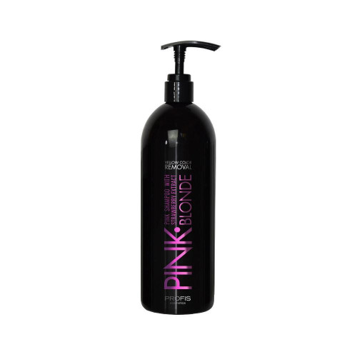 Шампунь рожевий з екстрактом полуниці Profis Pink Blond Shampoo 1000 мл.