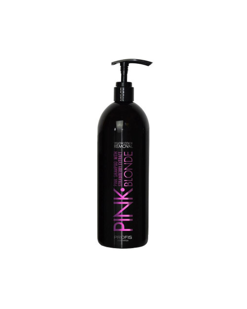 Шампунь рожевий з екстрактом полуниці Profis Pink Blond Shampoo 1000 мл.