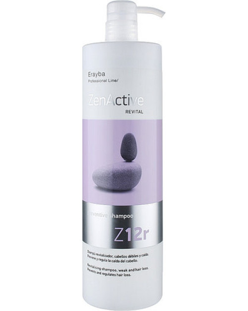 Шампунь проти випадіння волосся Erayba Zen Active Revital Z12r Preventive Shampoo 1000 мл.