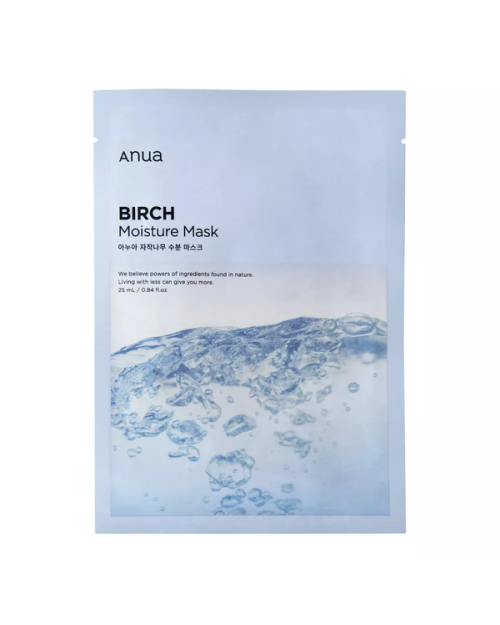 Зволожуюча тканинна маска для обличчя з березовим соком ANUA BIRCH MOISTURE SHEET MASK 25 мл