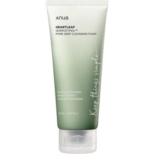 Пінка для глибокого очищення ANUA HEARTLEAF QUERCETINOL PORE DEEP CLEANSING FOAM (RENEW) 150мл