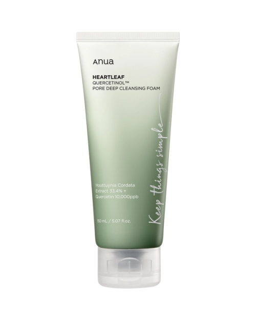 Пінка для глибокого очищення ANUA HEARTLEAF QUERCETINOL PORE DEEP CLEANSING FOAM (RENEW) 150мл