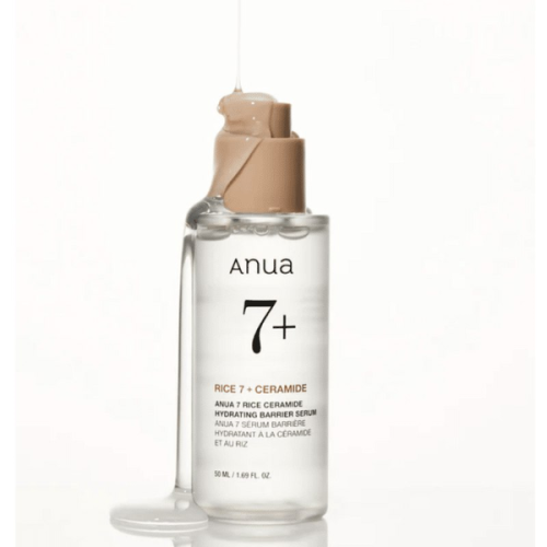 Керамідна сироватка для зміцнення шкірного бар’єру ANUA RICE 7 CERAMIDE HYDRATING BARRIER SERUM 50мл