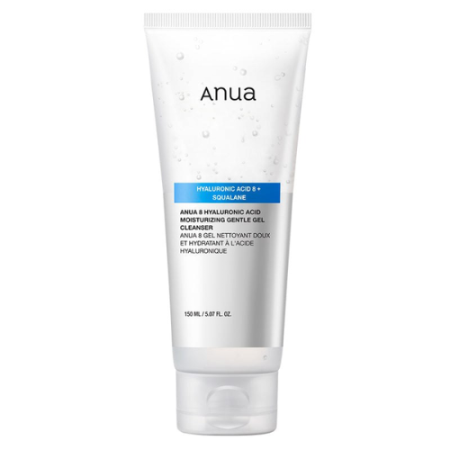 Ніжний зволожуючий гель для вмивання з гіалуроновою кислотою ANUA 8 HYALURONIC ACID MOISTURIZING GENTLE GEL CLEANSER 150мл