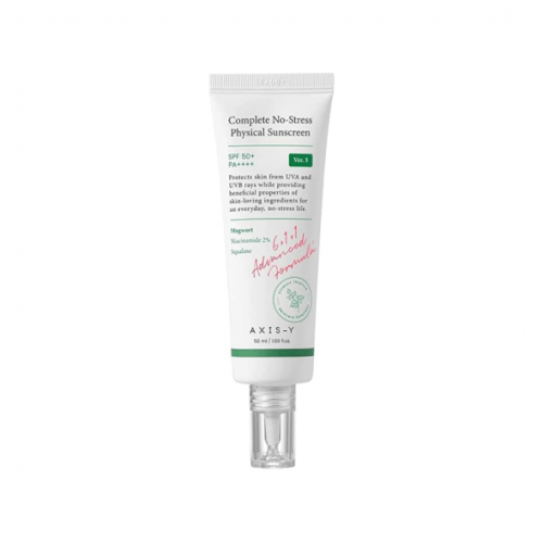 Мінеральний санскрін AXIS-Y Complete No-Stress Physical Sunscreen SPF50+ PA++++ 50 мл