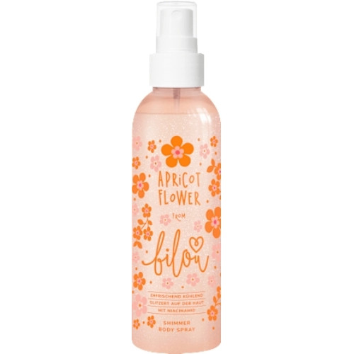 Спрей для тіла з шиммером Bilou Apricot Flower 150 мл