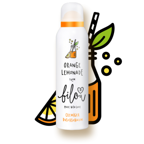 Пінка для душу Апельсиновий Лимонад Bilou Shower Foam Orange Lemonade 200 мл