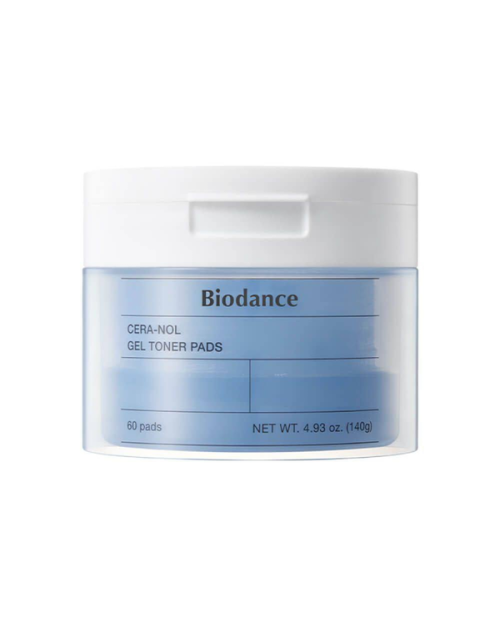 Зволожувальні заспокійливі гелеві педи для обличчя BIODANCE Cera-nol Gel Toner Pads 60Pads