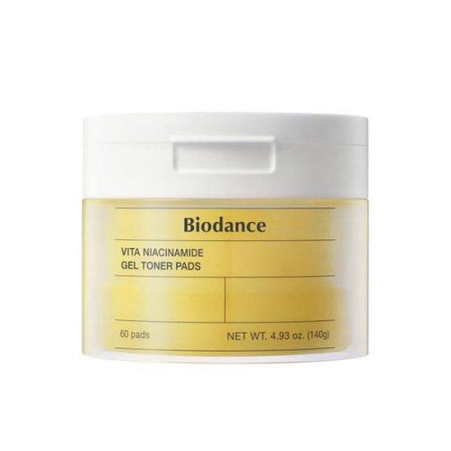 Гідрогеелеві пади для сяучого та рівного тону BIODANCE Vita Niacinamide Gel Toner Pad 60шт