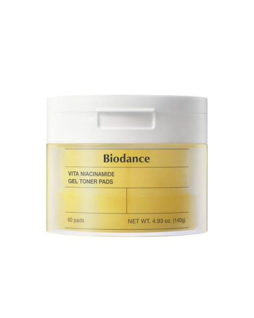 Гідрогеелеві пади для сяучого та рівного тону BIODANCE Vita Niacinamide Gel Toner Pad 60шт