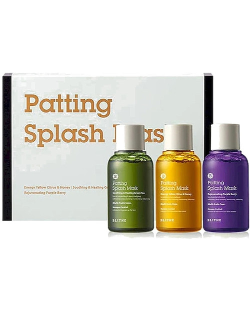 Набір сплеш-масок для обличчя Blithe Patting Splash Mask Deluxe Set, 3*70 мл