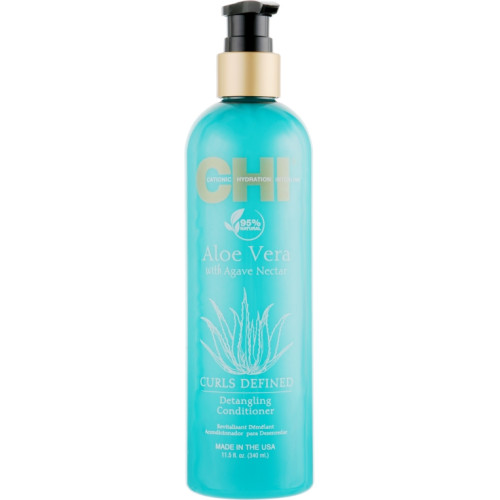 КОНДИЦІОНЕР ДЛЯ В'ЮНКОГО ВОЛОССЯ CHI ALOE VERA DETANGLING CONDITIONER 340мл
