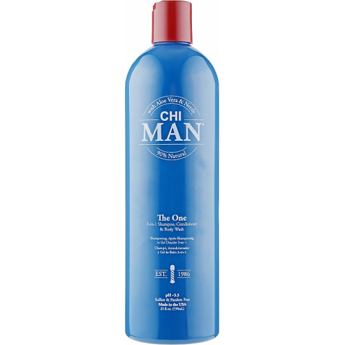 Шампунь, кондиціонер і гель для душу CHI MAN Hair&Body 3 в 1 355 мл