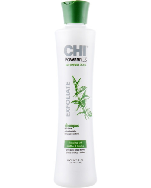 Стимулювальний шампунь-ексфоліант Chi Power Plus Shampoo 355 мл.