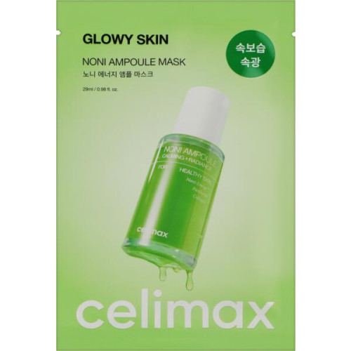 Живильна тканинна маска для обличчя з екстрактом плодів ноні CELIMAX Noni Energy Ampoule Mask 1 шт