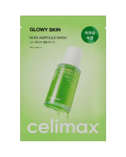 Живильна тканинна маска для обличчя з екстрактом плодів ноні CELIMAX Noni Energy Ampoule Mask 1 шт