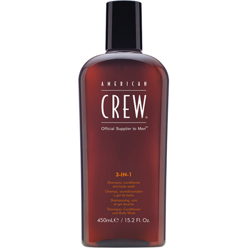 Шампунь, кондиціонер та гель для душу 3в1 для чоловіків American Crew Hair & Body 3-IN-1 450 мл
