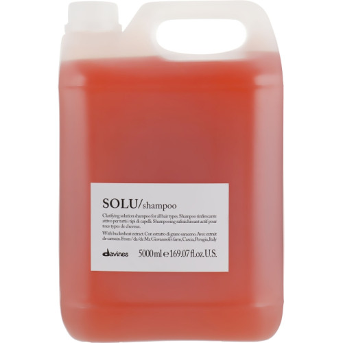 Освіжаючий шампунь для глибокого очищення SOLU shampoo Davines 5000 мл