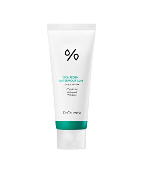 Водостійкий сонцезахисний крем з центелою азіатською SPF50+ PA++++ Dr.Ceuracle Cica Regen Waterproof Sun SPF50+ PA++++ 100 мл