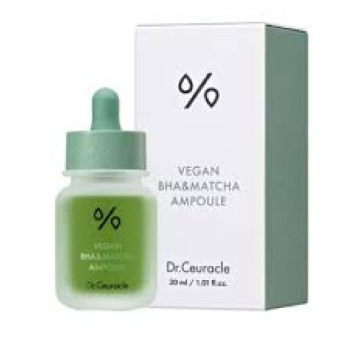 Ампульна сироватка з BHA кислотою та екстрактом чаю Матчa Dr.Ceuracle Vegan BHA&Matcha Ampoule 30 мл