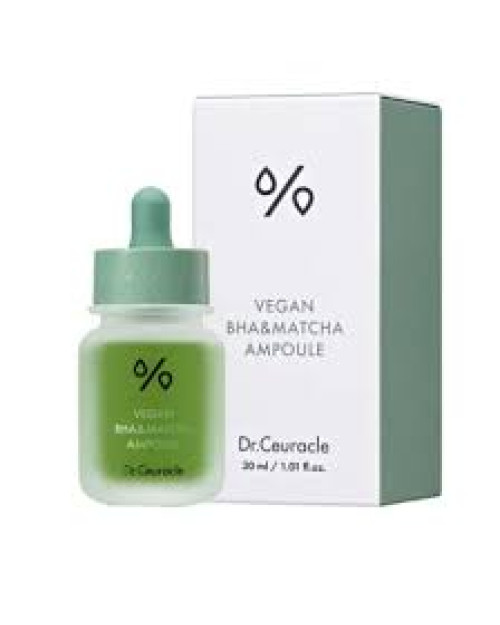 Ампульна сироватка з BHA кислотою та екстрактом чаю Матчa Dr.Ceuracle Vegan BHA&Matcha Ampoule 30 мл