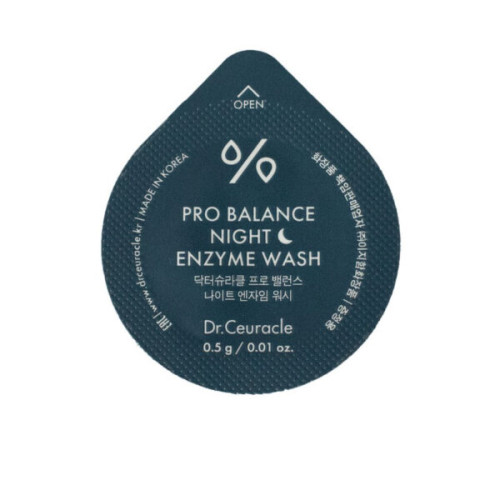 Вечірня ензимна пудра з пробіотиками Dr.Ceuracle Pro-Balance Night Enzyme Wash 0,5 грам