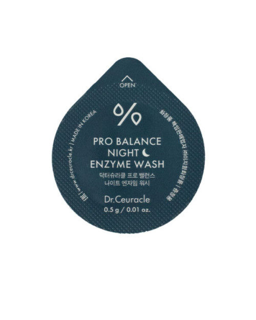 Вечірня ензимна пудра з пробіотиками Dr.Ceuracle Pro-Balance Night Enzyme Wash 0,5 грам
