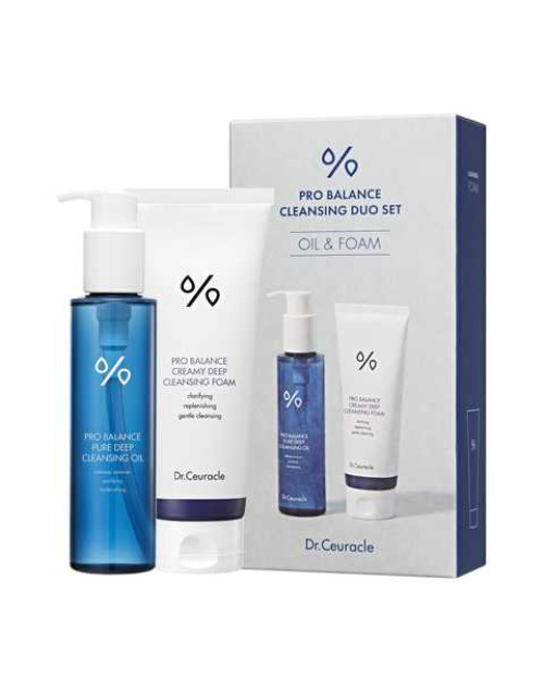 Набір для двоетапного очищення шкіри з пробіотиками Dr.Ceuracle Pro Balance Cleansing Duo Set