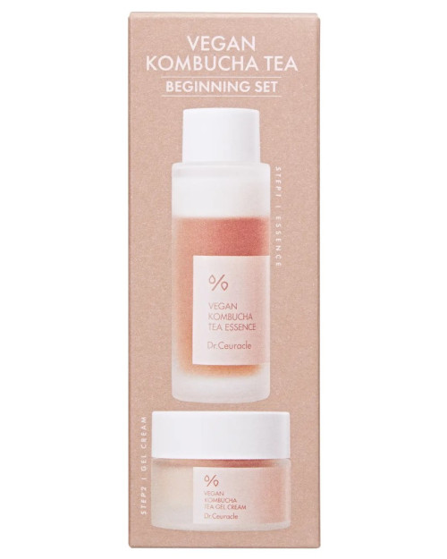 Веганський набір для догляду за шкірою з комбучею Dr.Ceuracle Vegan Kombucha Beginning Set