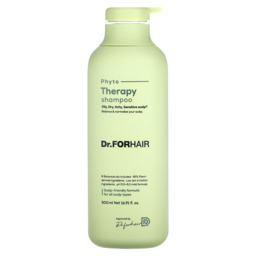Фітотерапевтичний шампунь для чутливої шкіри голови Dr.FORHAIR Phyto Therapy Shampoo
