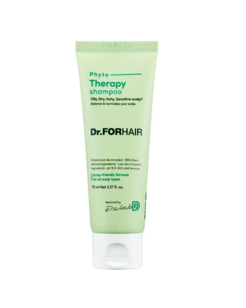 Фітотерапевтичний шампунь для чутливої шкіри голови Dr.FORHAIR Phyto Therapy Shampoo 70 мл