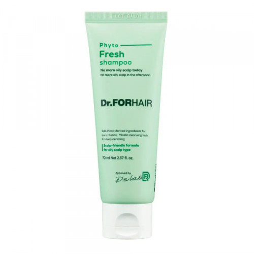 Міцелярний шампунь для жирної шкіри голови Dr.FORHAIR Phyto Fresh Shampoo 70 мл