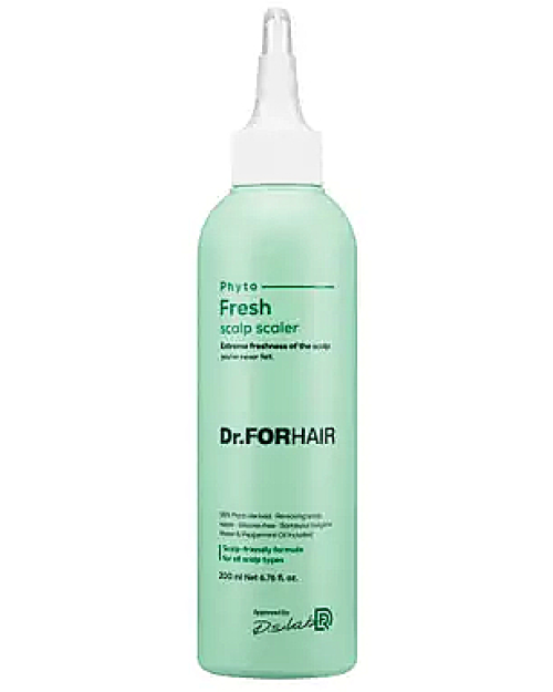 Освіжаюча маска-пілінг для очищення шкіри голови Dr. FORHAIR Phyto Fresh Scalp Scaler 200 мл