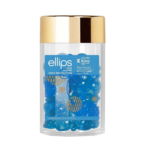 Вітаміни для волосся "Сила лотоса" Ellips Hair Vitamin Heat Protection 50 шт
