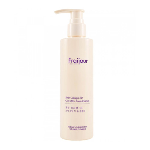 Гідрофільна очищуюча олія-пінка з колагеном - Fraijour Retin-Collagen 3D Core Oil to Foam Cleanser, 210 мл