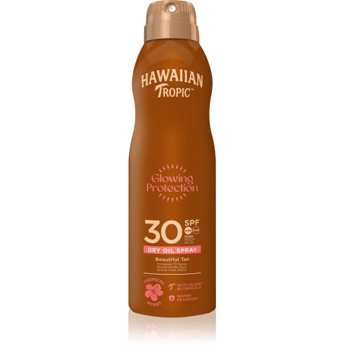 Суха олійка для засмаги у формі спрею SPF 30 Hawaiian Tropic Glowing Protection Dry Oil Spray