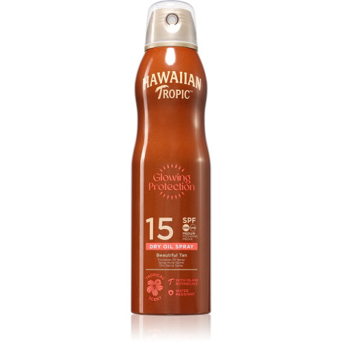 Захисний спрей для засмаги SPF 15 Hawaiian Tropic Glowing Protection Dry Oil Spray