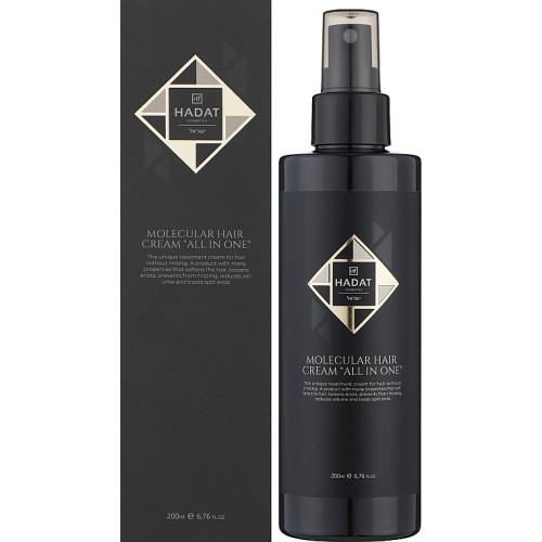 Незмивний Крем-Спрей для волосся Hadat Cosmetics Molecular Hair Cream "ALL IN ONE" 200мл