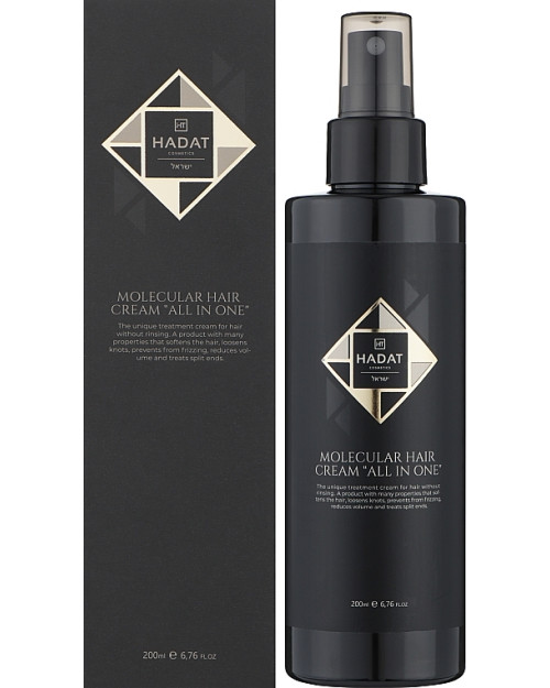 Незмивний Крем-Спрей для волосся Hadat Cosmetics Molecular Hair Cream "ALL IN ONE" 200мл