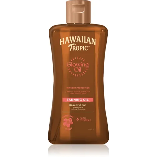 Олійка для тіла для підвищення стійкості засмаги Hawaiian Tropic Glowing Oil Tanning   200 ml