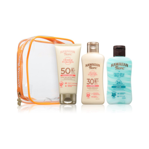 Дорожній набір для засмаги Hawaiian Tropic Glowing Protection Trio 