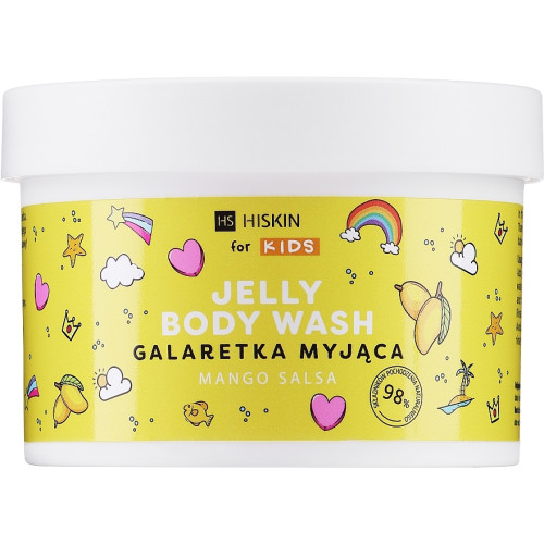 Дитяче желе для ванн Hiskin Kids Jelly Body Wash Mango Salsa 150g