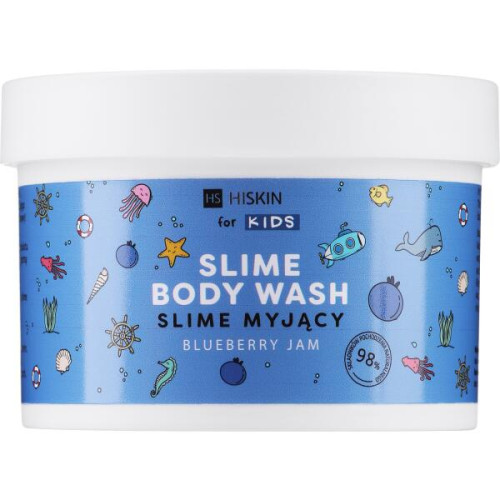 Дитяче желе для ванн Hiskin Kids Slime Body Wash Blueberry Jam 150g