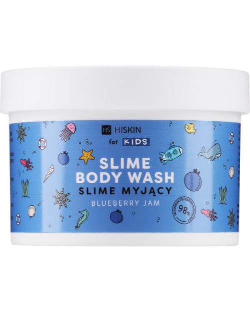 Дитяче желе для ванн Hiskin Kids Slime Body Wash Blueberry Jam 150g