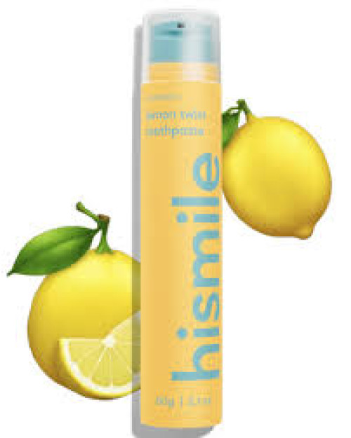 Зубна паста зі смаком лимону Hismile Lemon Twist Toothpaste 60g