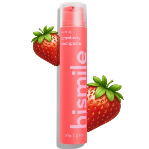 Зубна паста зі смаком полуниці Hismile Strawberry Toothpaste 60g