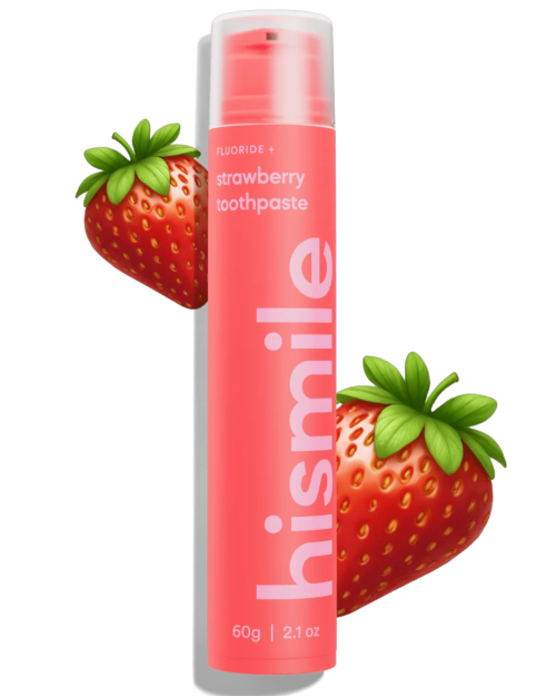 Зубна паста зі смаком полуниці Hismile Strawberry Toothpaste 60g