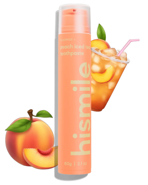 Зубна паста зі смаком холодного персикового чаю hismile Peach Iced Tea Toothpaste 60g